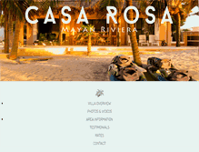 Tablet Screenshot of casarosa.cc