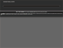 Tablet Screenshot of casarosa.com